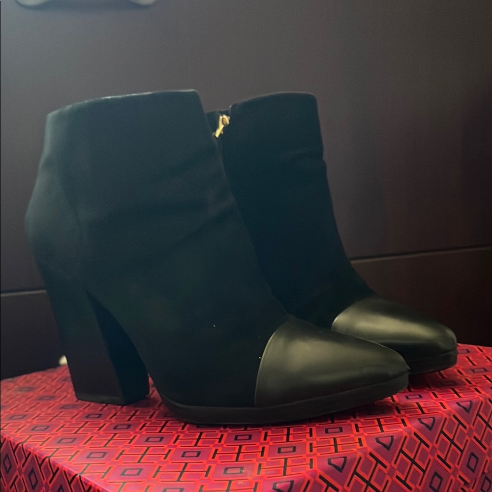 Tory Burch Black Ankle Boots
